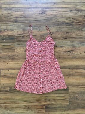 Red aerie Floral Mini Dress